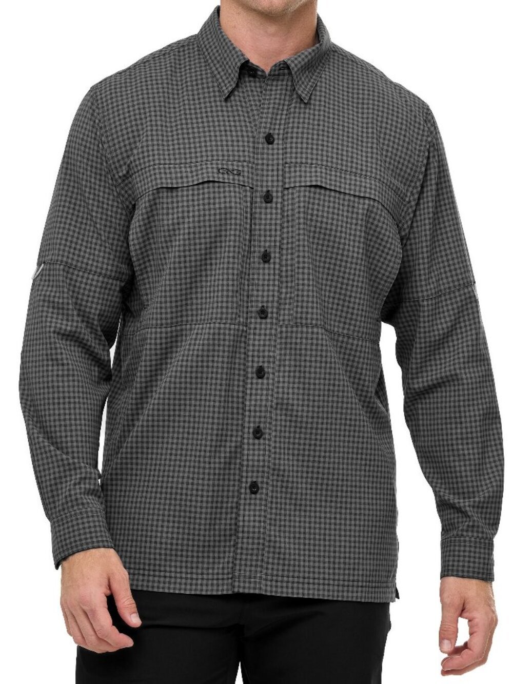 GameGuard GunMetal TekCheck Shirt | Long Sleeve